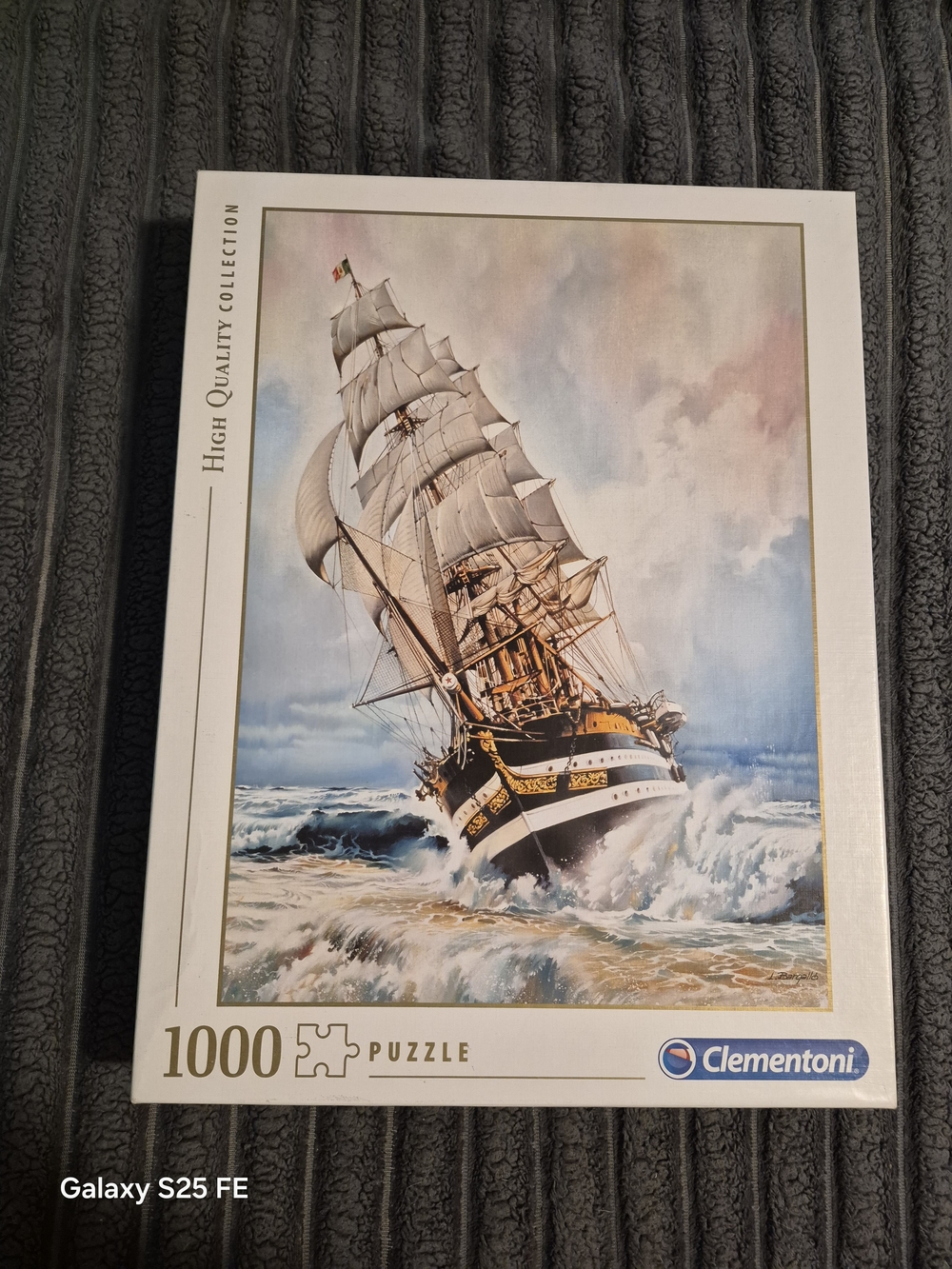 Clementoni Amerigo Vespucci Frigate 1000 Piece Jigsaw Puzzle